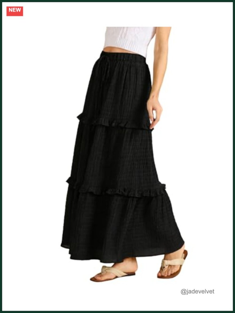 High Waisted Flowy Renaissance Maxi Skirt A-Line